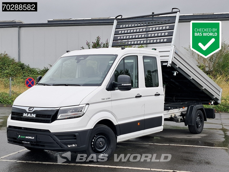 MAN TGE 3.180 Neu! Dreiseitenkipper Automatik 2025 Facelift 180PS AHK LED Klima Tempomat Navi ACC Euro6 Kieper 3m3 A/C Towbar - Kipper Transporter: das Bild 1 MAN TGE 3.180 Neu! Dreiseitenkipper Automatik 2025 Facelift 180PS AHK LED Klima Tempomat Navi ACC Euro6 Kieper 3m3 A/C Towbar - Kipper Transporter: das Bild 1