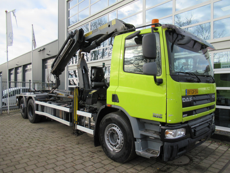 DAF FAN CF75 310 Palfinger PK23002 + Palift T20A - Abrollkipper, Autokran: das Bild 2 DAF FAN CF75 310 Palfinger PK23002 + Palift T20A - Abrollkipper, Autokran: das Bild 2