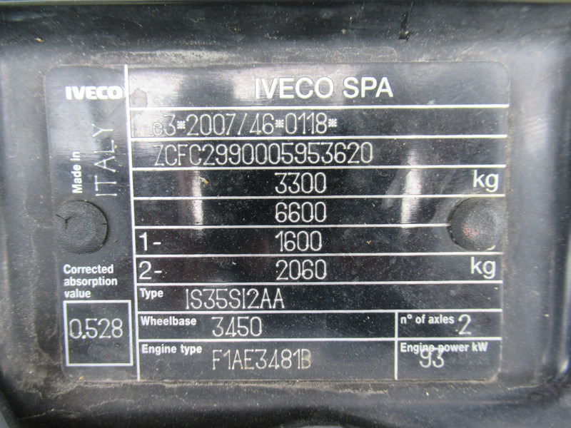 Pritsche Transporter, Transporter mit Doppelkabine Iveco Daily 29L13 2.3HPi 93KW 345 DOKA Dubbelcabine: das Bild 14