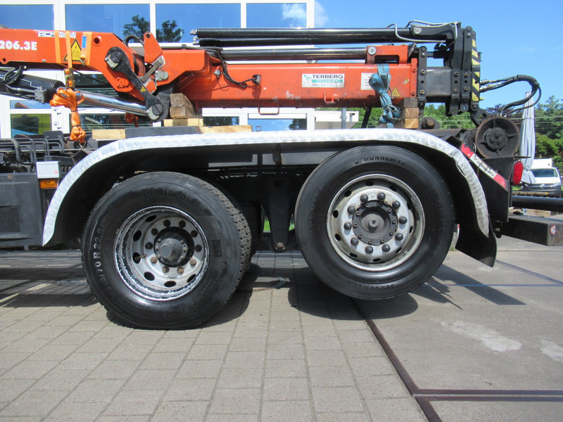 Abrollkipper, Autokran Scania P 340 B 6x2*4 VDL Haak - Kraan ATLAS 206.3E: das Bild 7