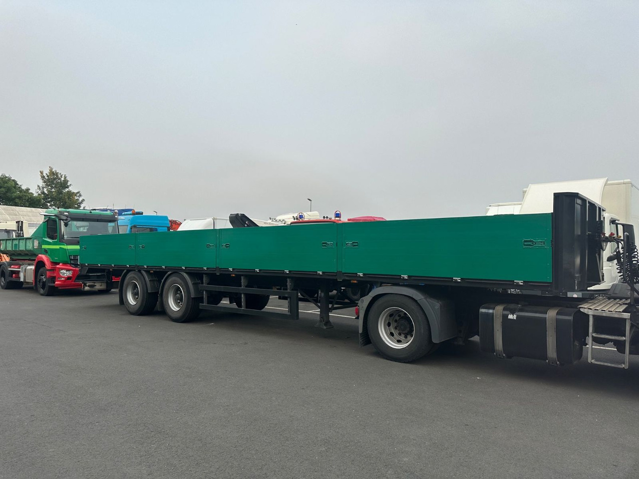 M & V Pritsche/ Plattform/ Langmaterial 12.8m - Pritschenauflieger/ Plattformauflieger: das Bild 1 M & V Pritsche/ Plattform/ Langmaterial 12.8m - Pritschenauflieger/ Plattformauflieger: das Bild 1