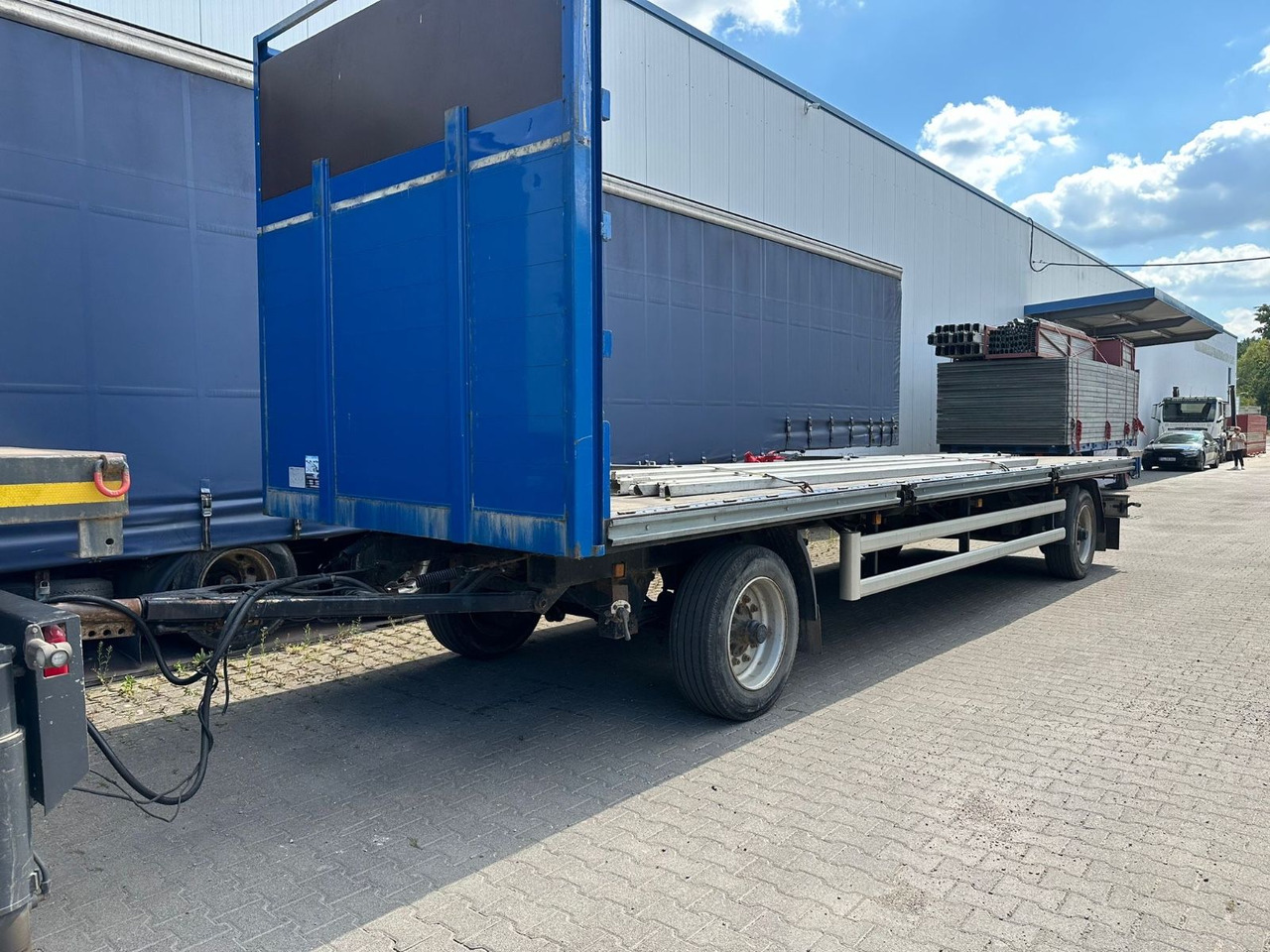 Meuser Plattform Anhänger/ 9m/Luft/11.000Kg - Pritschenanhänger/ Plattformanhänger: das Bild 1 Meuser Plattform Anhänger/ 9m/Luft/11.000Kg - Pritschenanhänger/ Plattformanhänger: das Bild 1