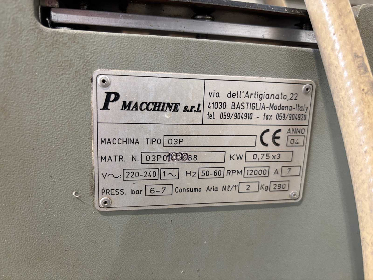 Three-spindle copy milling cutter P macchine s.r.l 03P - Fräsmaschine: das Bild 4 Three-spindle copy milling cutter P macchine s.r.l 03P - Fräsmaschine: das Bild 4