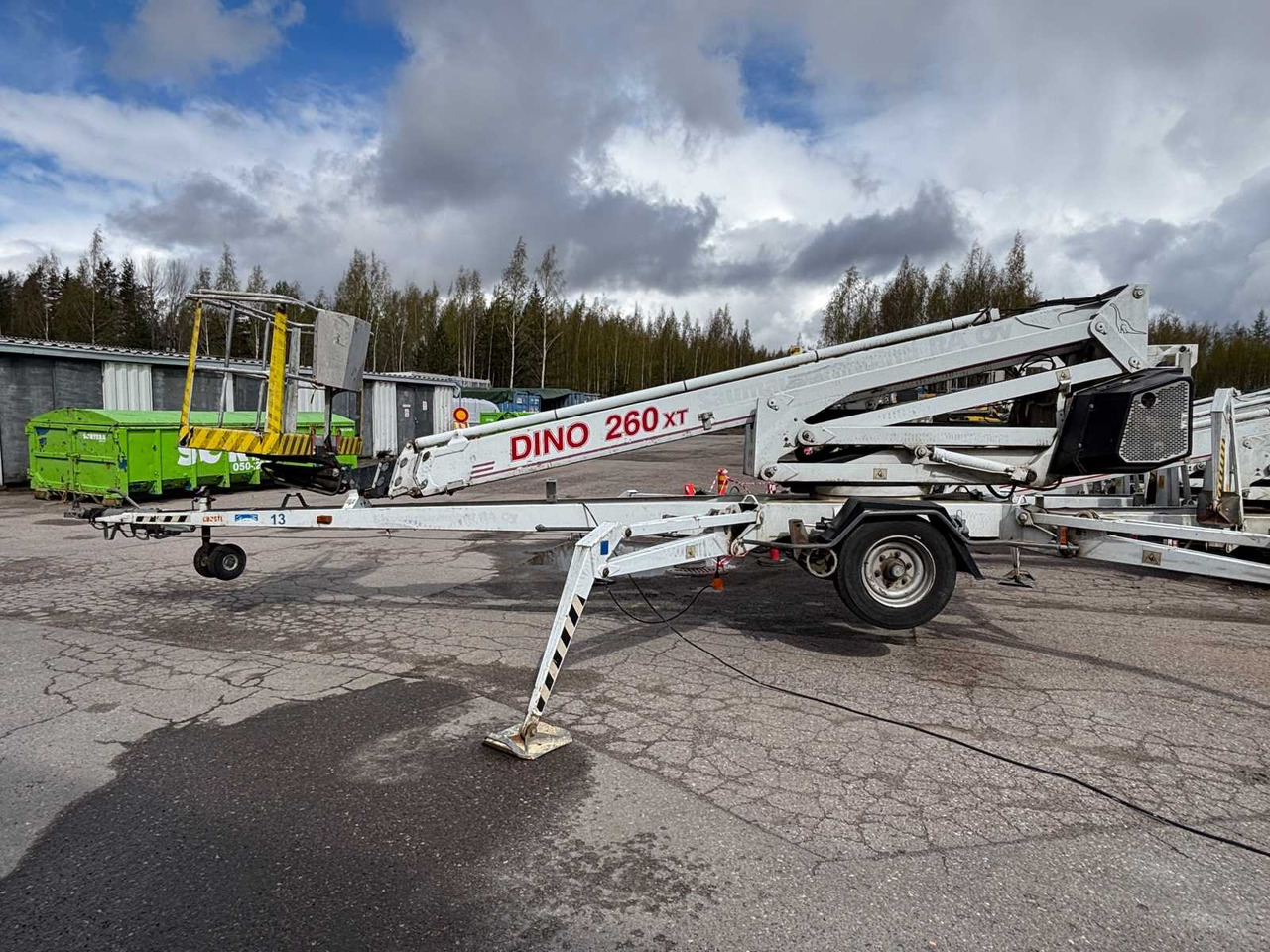 Trailer boom lift Dino 260XT - Anhänger-Arbeitsbühne: das Bild 2 Trailer boom lift Dino 260XT - Anhänger-Arbeitsbühne: das Bild 2