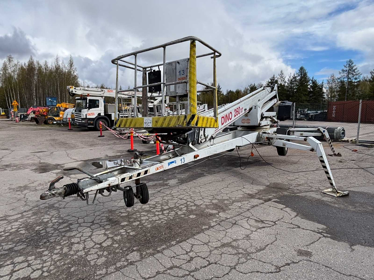 Trailer boom lift Dino 260XT - Anhänger-Arbeitsbühne: das Bild 3 Trailer boom lift Dino 260XT - Anhänger-Arbeitsbühne: das Bild 3