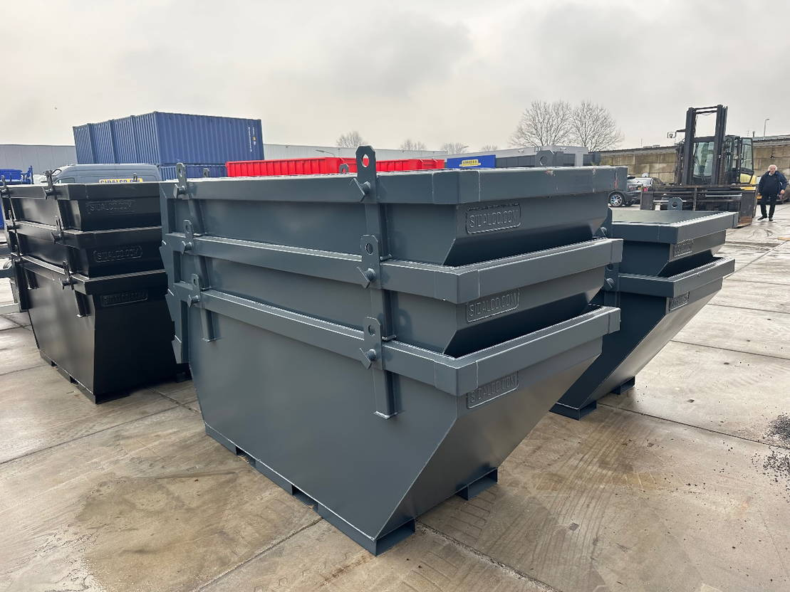 Sidalco 2 m3 portaalarm met lepelgaten - Absetzcontainer: das Bild 1 Sidalco 2 m3 portaalarm met lepelgaten - Absetzcontainer: das Bild 1