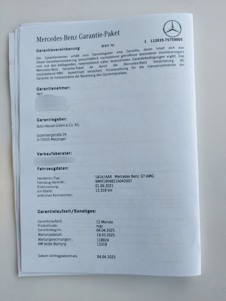 Mercedes-Benz AMG GT Roadster Nappa Burmester - PKW: das Bild 2 Mercedes-Benz AMG GT Roadster Nappa Burmester - PKW: das Bild 2