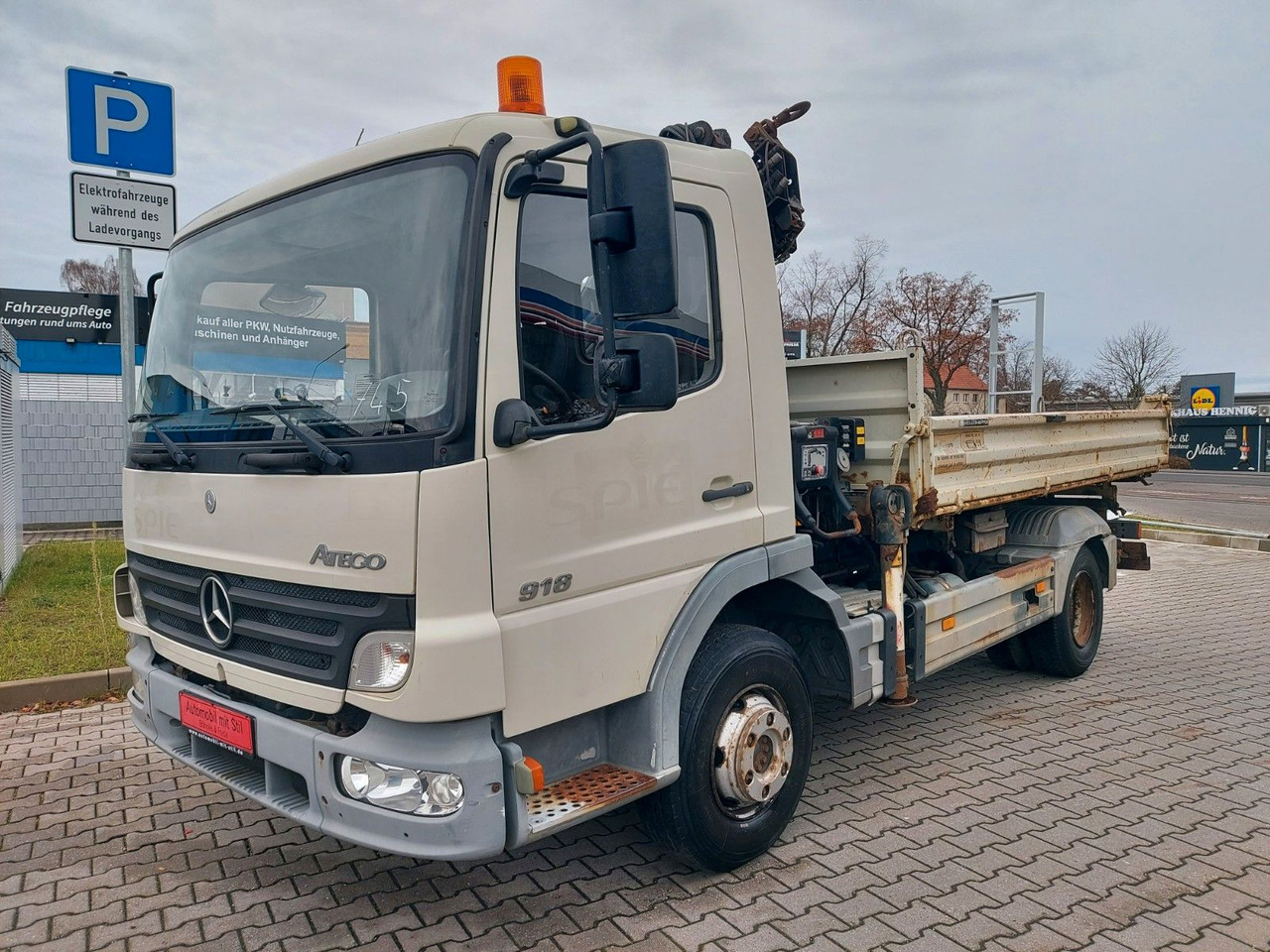 Kipper, Autokran Mercedes-Benz Atego 2 4-Zyl. 4x2 918 4x2 MEILLER HIAB066 Kran: das Bild 10 Kipper, Autokran Mercedes-Benz Atego 2 4-Zyl. 4x2 918 4x2 MEILLER HIAB066 Kran: das Bild 10