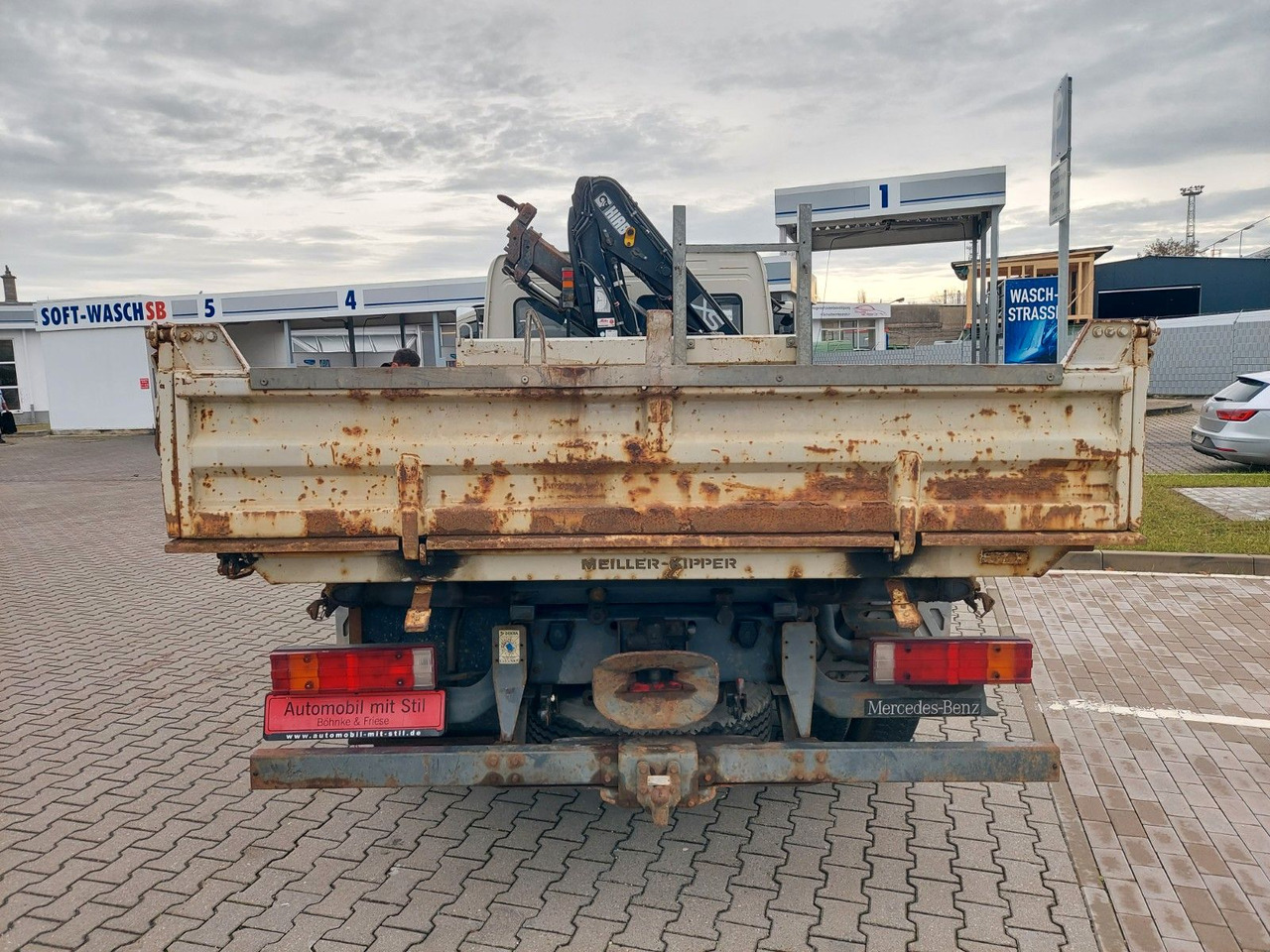 Kipper, Autokran Mercedes-Benz Atego 2 4-Zyl. 4x2 918 4x2 MEILLER HIAB066 Kran: das Bild 12 Kipper, Autokran Mercedes-Benz Atego 2 4-Zyl. 4x2 918 4x2 MEILLER HIAB066 Kran: das Bild 12