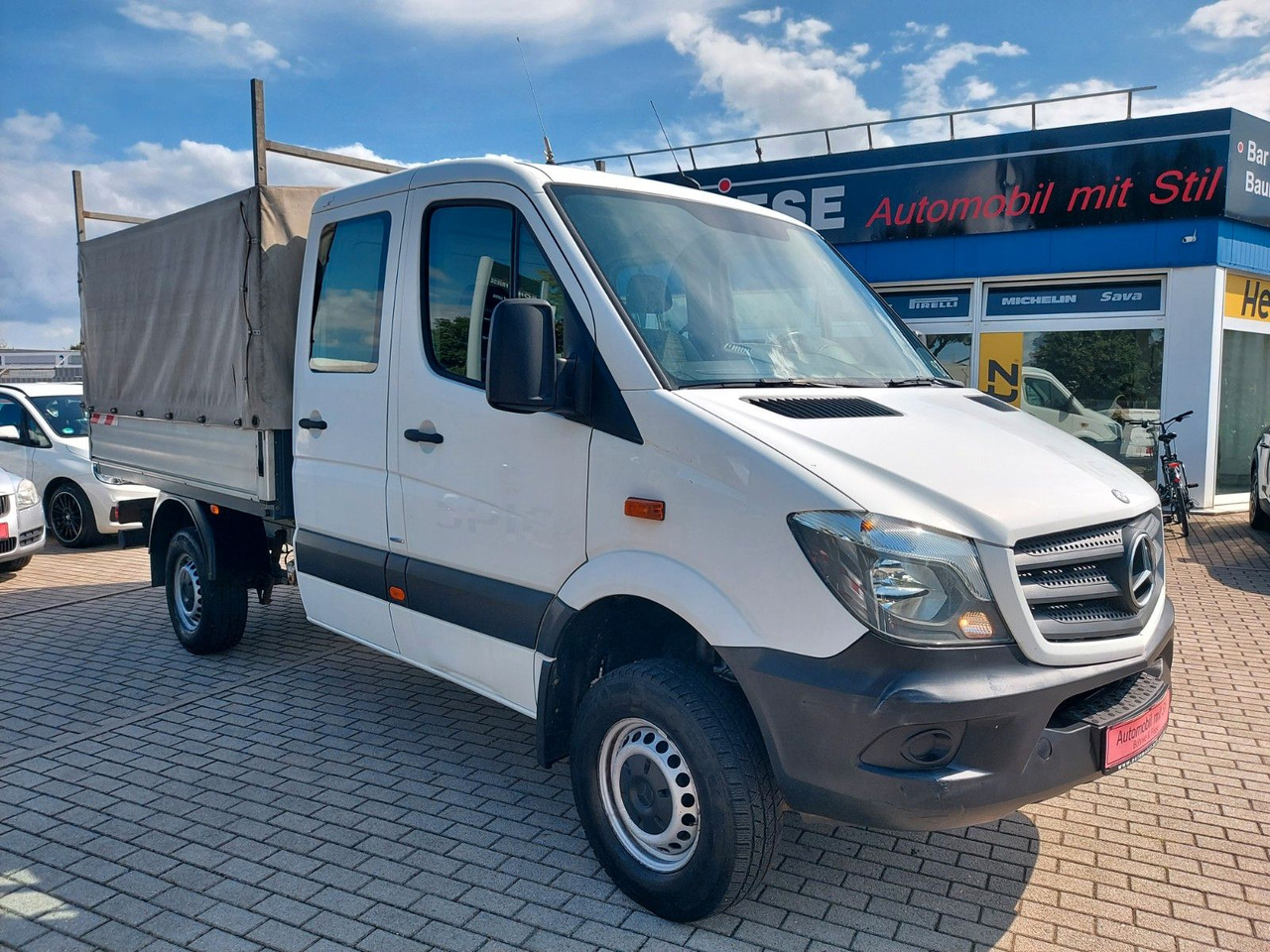 Mercedes-Benz Sprinter II Pritsche/DoKa 316 CDI 4X4 KLIMA - Planen Transporter, Transporter mit Doppelkabine: das Bild 1 Mercedes-Benz Sprinter II Pritsche/DoKa 316 CDI 4X4 KLIMA - Planen Transporter, Transporter mit Doppelkabine: das Bild 1