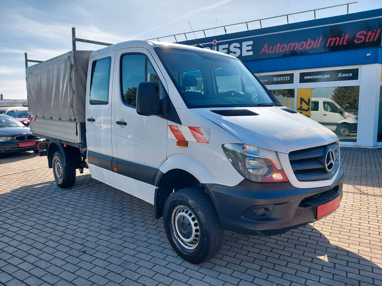 Mercedes-Benz Sprinter II Pritsche DoKa 316 CDI 4X4 Klima - Planen Transporter, Transporter mit Doppelkabine: das Bild 1 Mercedes-Benz Sprinter II Pritsche DoKa 316 CDI 4X4 Klima - Planen Transporter, Transporter mit Doppelkabine: das Bild 1