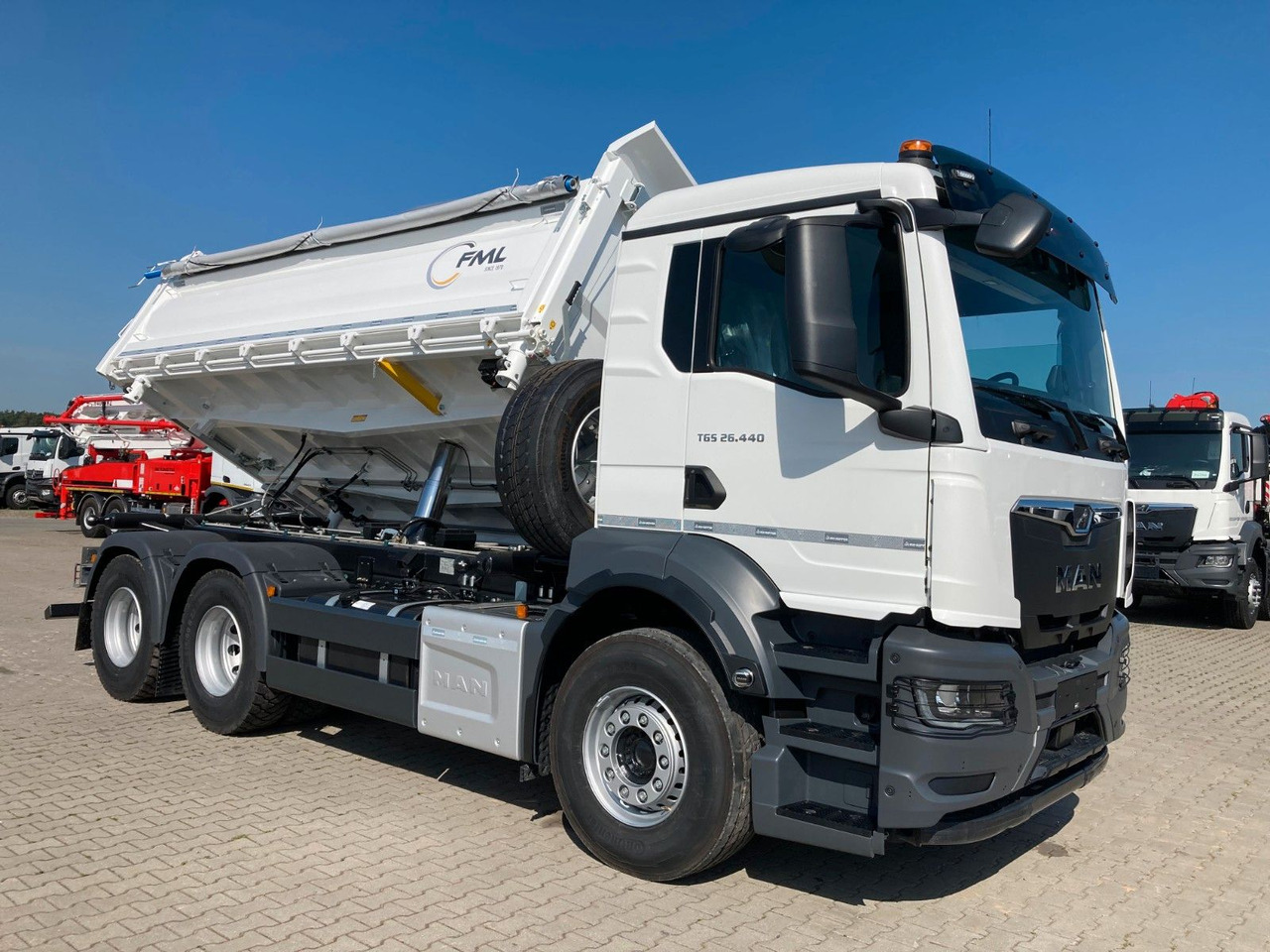 Kipper, Zustand - NEU MAN TGS 26.440 6X4 FML DREISEITENKIPPER  HARDOX: das Bild 8