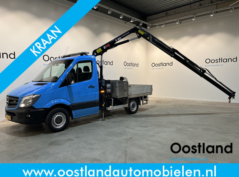 Mercedes-Benz Sprinter 316 CDI RWD Open Laadbak / Hiab XS 033 D-2 Kraan PTO / Euro 6 / Knijpbak / Airco / Trekhaak / Cruise Control / 3-Zits - Pritsche Transporter: das Bild 1 Mercedes-Benz Sprinter 316 CDI RWD Open Laadbak / Hiab XS 033 D-2 Kraan PTO / Euro 6 / Knijpbak / Airco / Trekhaak / Cruise Control / 3-Zits - Pritsche Transporter: das Bild 1