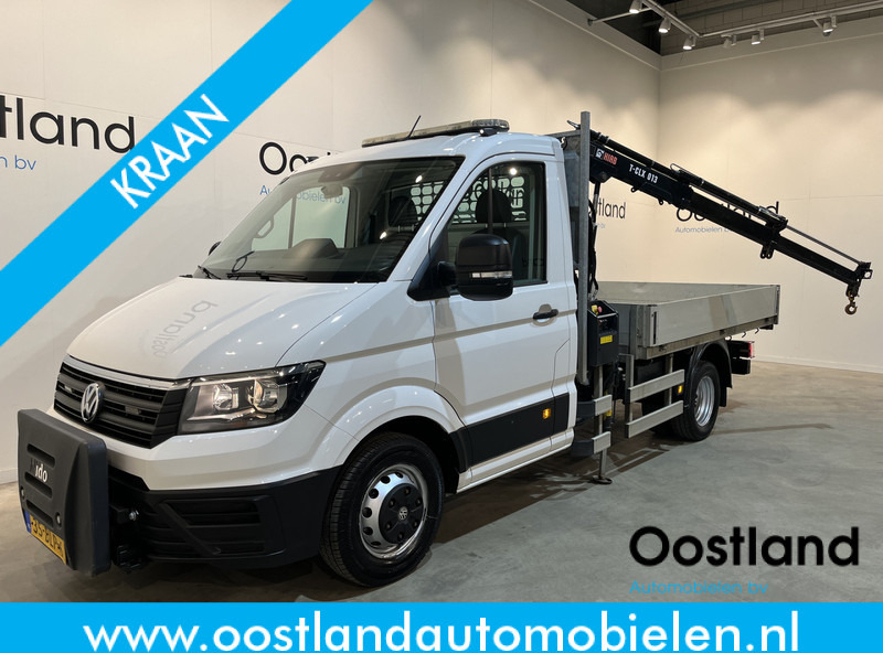 Volkswagen Crafter Crafter 50 TDI 180 PK Open Laadbak / Hiab Kraan / Euro 6 / Airco / Trekhaak 3500 KG / Cruise Control / CarPlay / 51.000 KM !! C-Rijbewijs !! - Pritsche Transporter, Autokran: das Bild 1 Volkswagen Crafter Crafter 50 TDI 180 PK Open Laadbak / Hiab Kraan / Euro 6 / Airco / Trekhaak 3500 KG / Cruise Control / CarPlay / 51.000 KM !! C-Rijbewijs !! - Pritsche Transporter, Autokran: das Bild 1