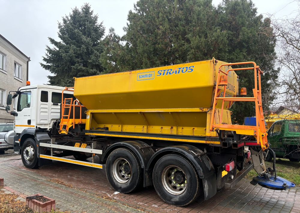 Kommunal-/ Sonderfahrzeug, LKW MAN TGM 26.290 6X4 SCHMIDT STARTOS II PIASKARKA PŁUG: das Bild 7