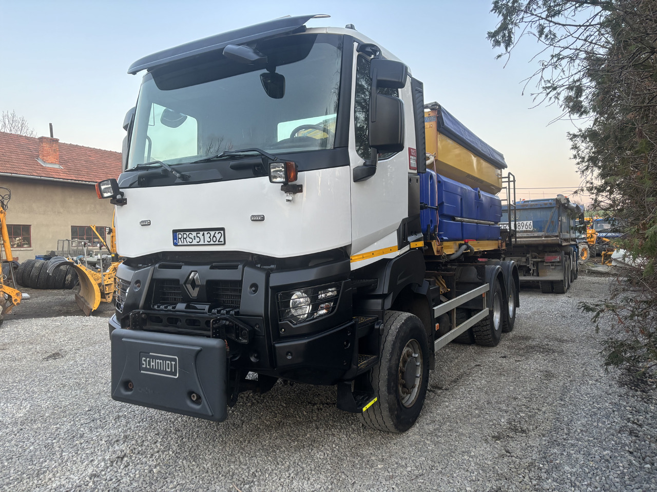 Schneeräumfahrzeug RENAULT K380 6x6 K380 6x6 SCHMIDT STRATOS III GRITTER/SPREADER PLOUGH: das Bild 7