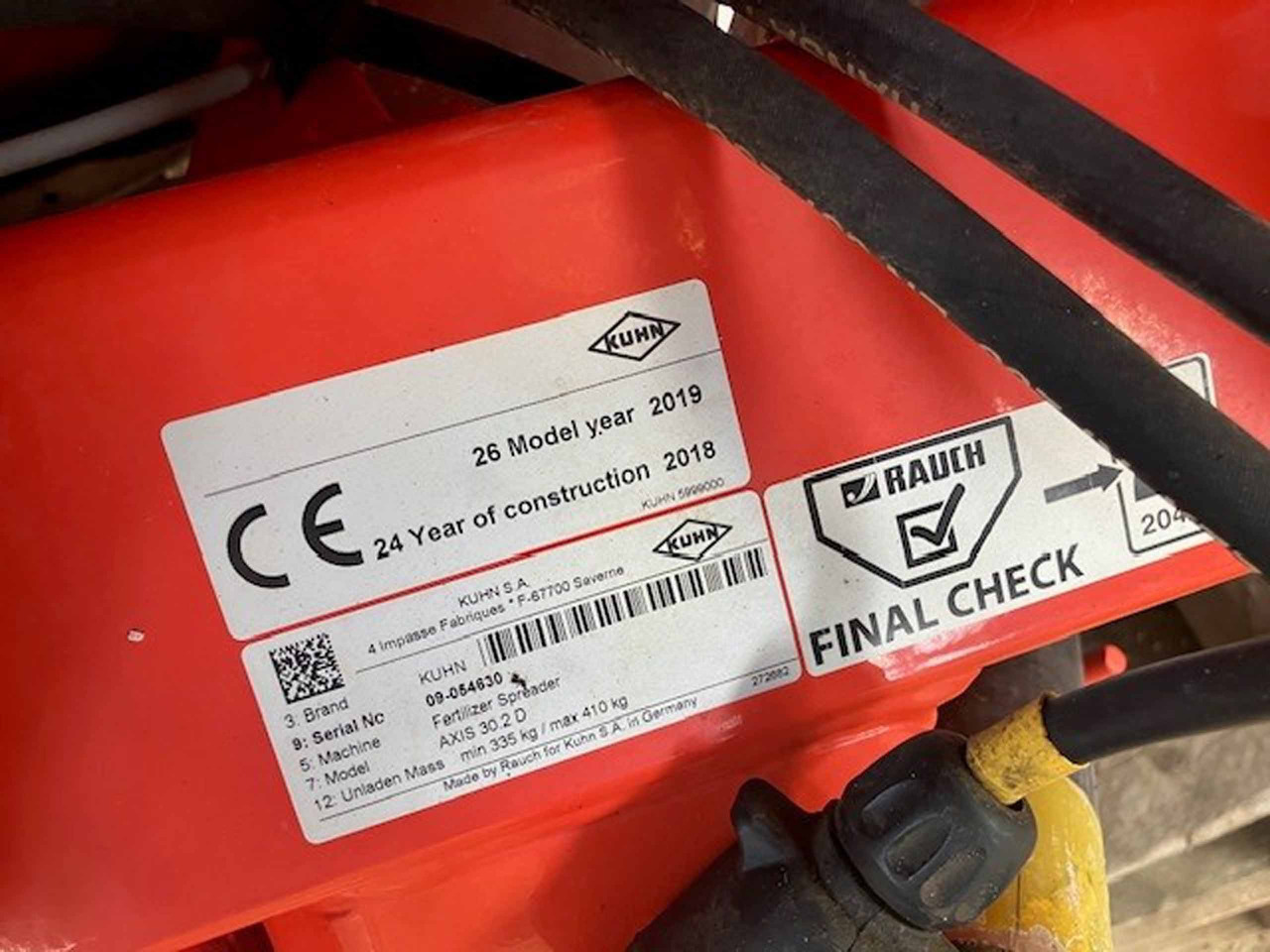 Kuhn Axis 30.2D - Düngerstreuer: das Bild 2 Kuhn Axis 30.2D - Düngerstreuer: das Bild 2