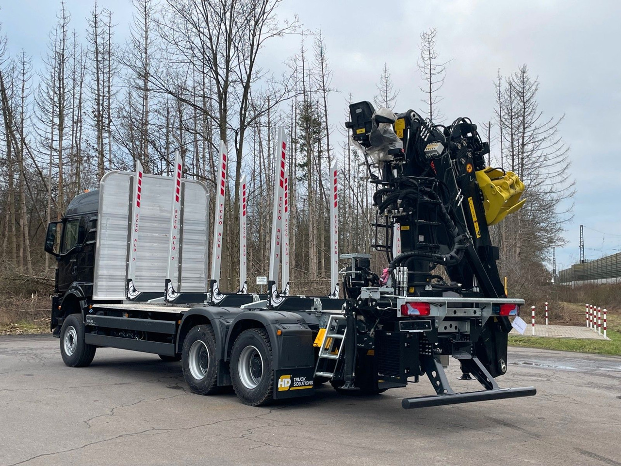 MAN TGS 33.510 6X4 BB Euro6e LogLift 165Z - Holztransporter, Autokran: das Bild 4 MAN TGS 33.510 6X4 BB Euro6e LogLift 165Z - Holztransporter, Autokran: das Bild 4