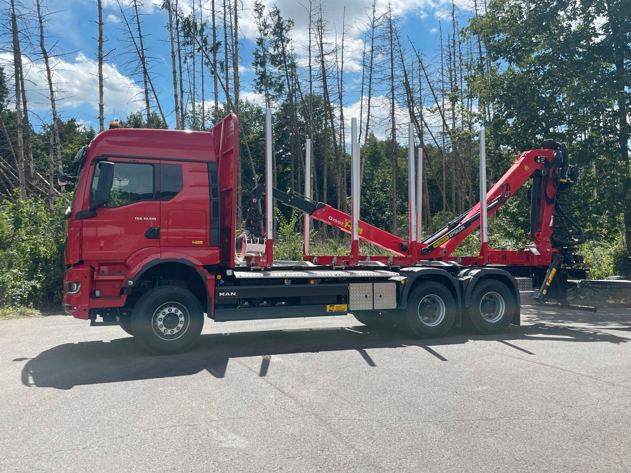 MAN TGS 33.510 6X4 BL Euro6e EPSILON 170Z - Holztransporter, Autokran: das Bild 4 MAN TGS 33.510 6X4 BL Euro6e EPSILON 170Z - Holztransporter, Autokran: das Bild 4