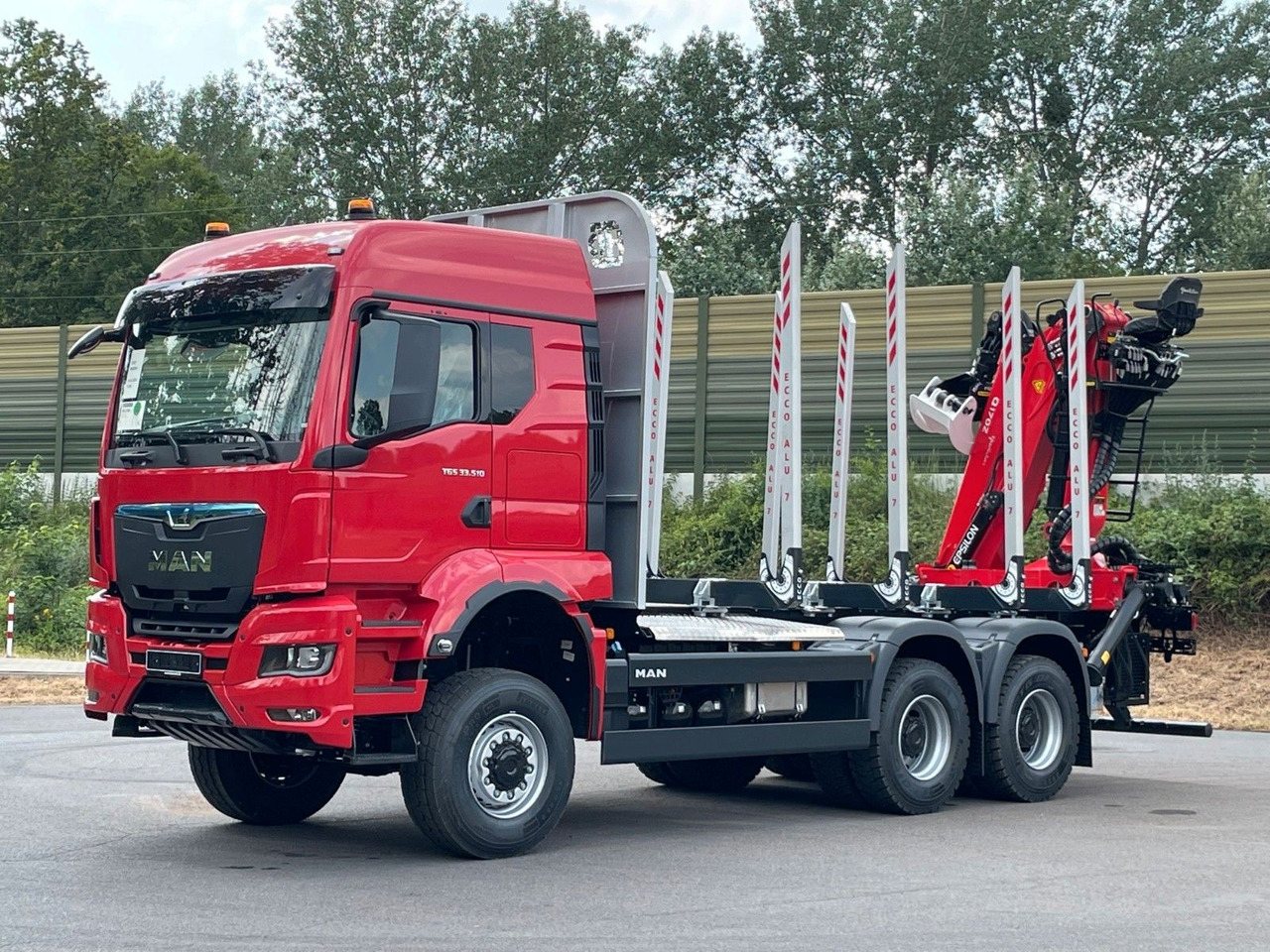 MAN TGS 33.520 6X6 Euro6e Radstand 3900mm EPSILON - Holztransporter, Autokran: das Bild 1 MAN TGS 33.520 6X6 Euro6e Radstand 3900mm EPSILON - Holztransporter, Autokran: das Bild 1