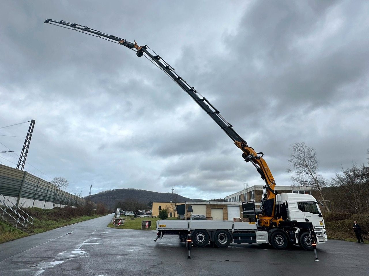 Autokran MAN TGS 35.520 8X2 Hiab EFFER 955-8s +Jib 6s: das Bild 18