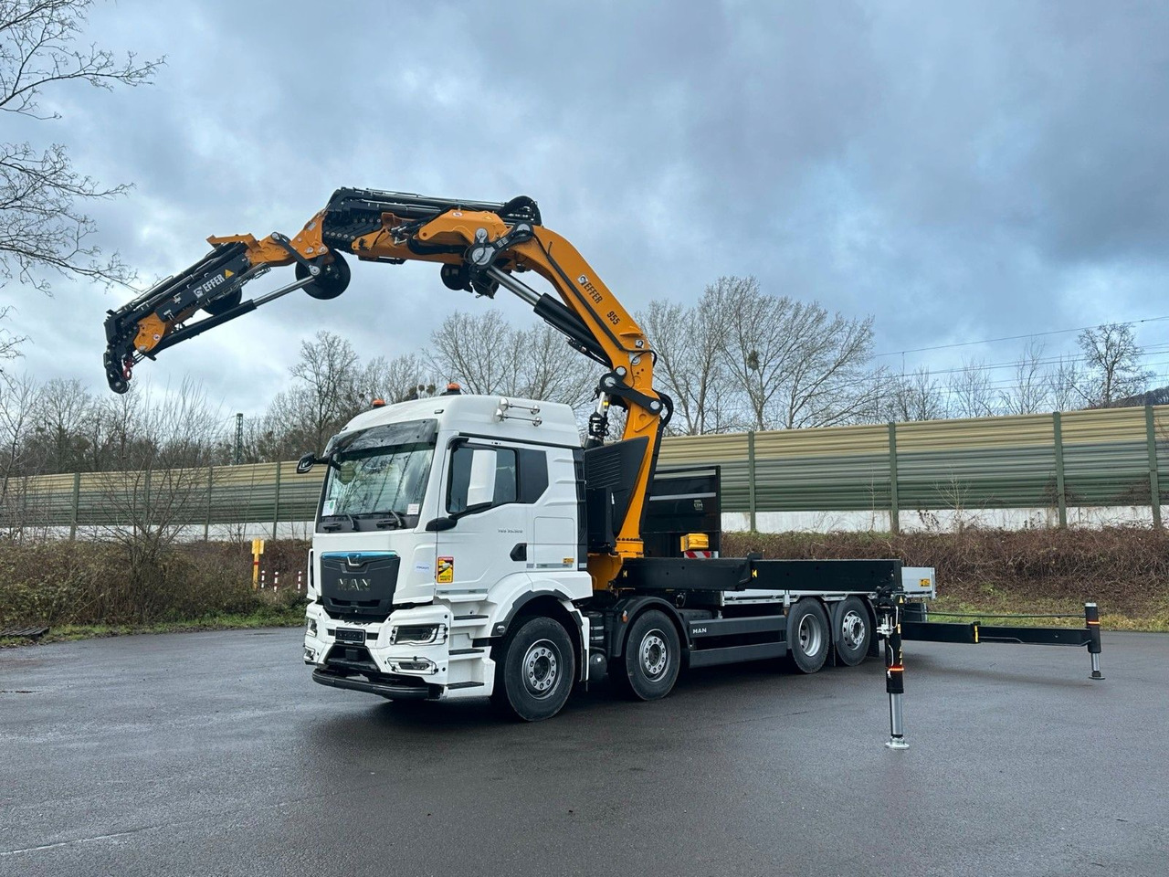Autokran MAN TGS 35.520 8X2 Hiab EFFER 955-8s +Jib 6s: das Bild 13