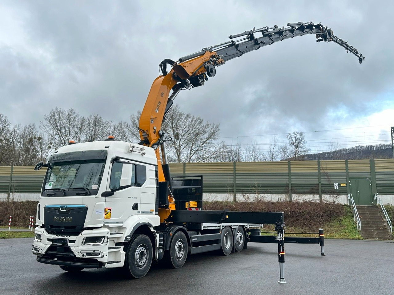 Autokran MAN TGS 35.520 8X2 Hiab EFFER 955-8s +Jib 6s: das Bild 15