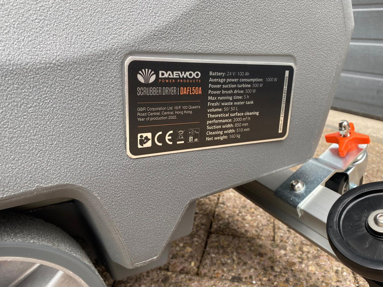 Daewoo DAFL50A Schrobzuigmachine - Reinigungsmaschine: das Bild 3 Daewoo DAFL50A Schrobzuigmachine - Reinigungsmaschine: das Bild 3