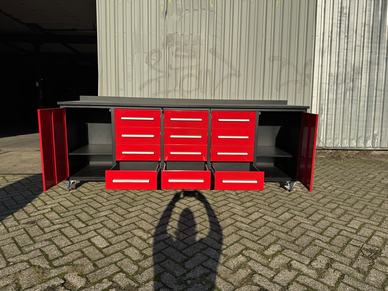 StahlWorks 10FT-12D-2-01C Gereedschapswand met 12 Lades en 2 Deuren (Nieuw) - Werkstattgerät: das Bild 2 StahlWorks 10FT-12D-2-01C Gereedschapswand met 12 Lades en 2 Deuren (Nieuw) - Werkstattgerät: das Bild 2