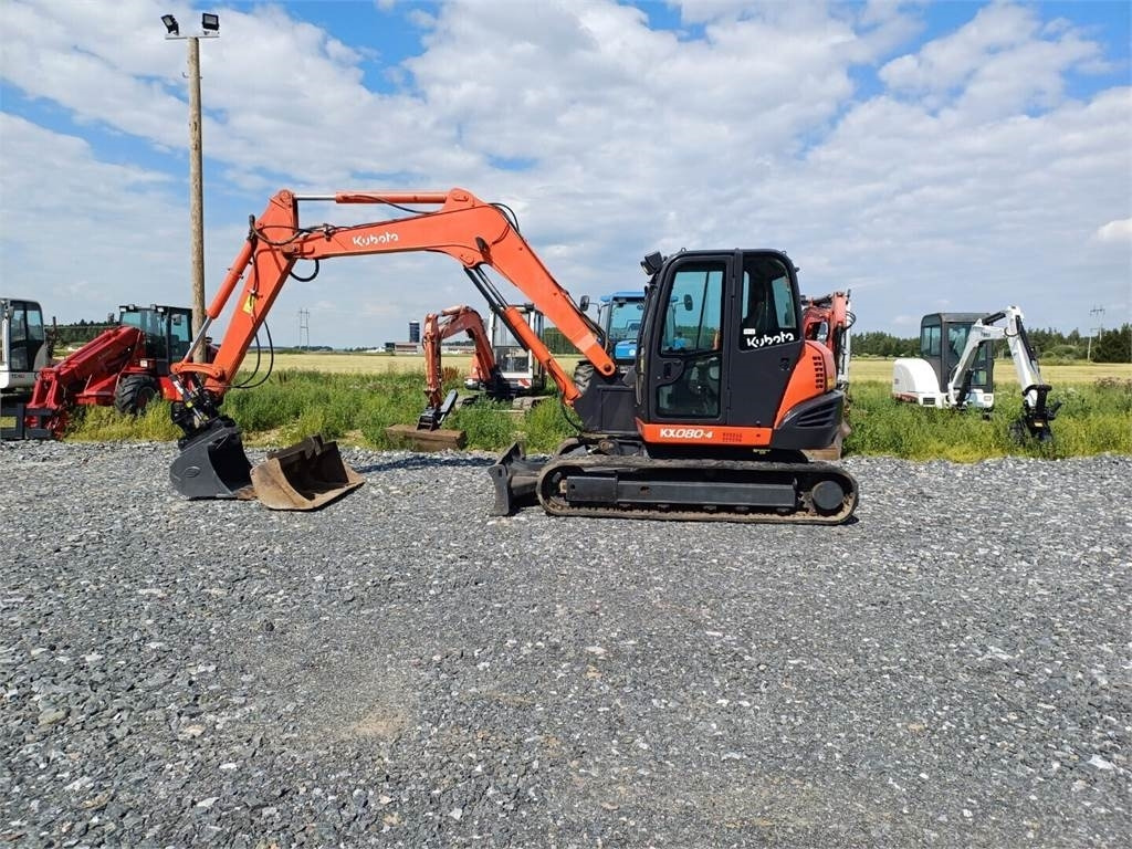 Kubota KX080 Kallistajalla huutokaupassa - Minibagger: das Bild 2 Kubota KX080 Kallistajalla huutokaupassa - Minibagger: das Bild 2