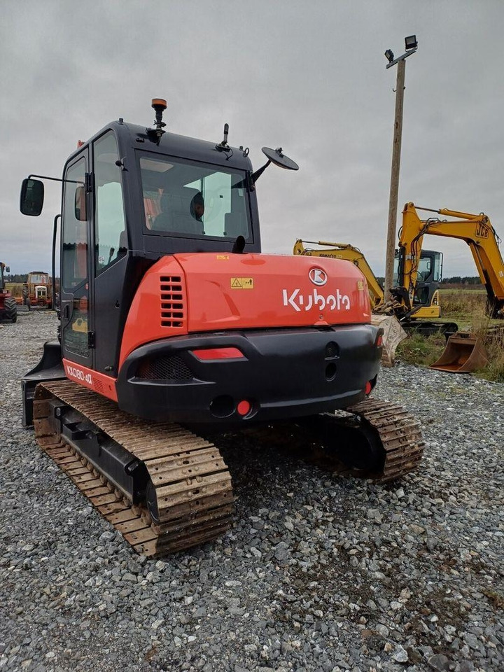 Kubota Kx080-4a Engcon pyörittäjällä - Minibagger: das Bild 4 Kubota Kx080-4a Engcon pyörittäjällä - Minibagger: das Bild 4