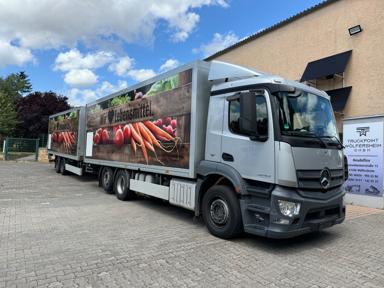 Mercedes-Benz Antos 2540/Durchladbar/Frigoblock/2x LBW/kpl.Zug - Kühlkoffer LKW: das Bild 1 Mercedes-Benz Antos 2540/Durchladbar/Frigoblock/2x LBW/kpl.Zug - Kühlkoffer LKW: das Bild 1