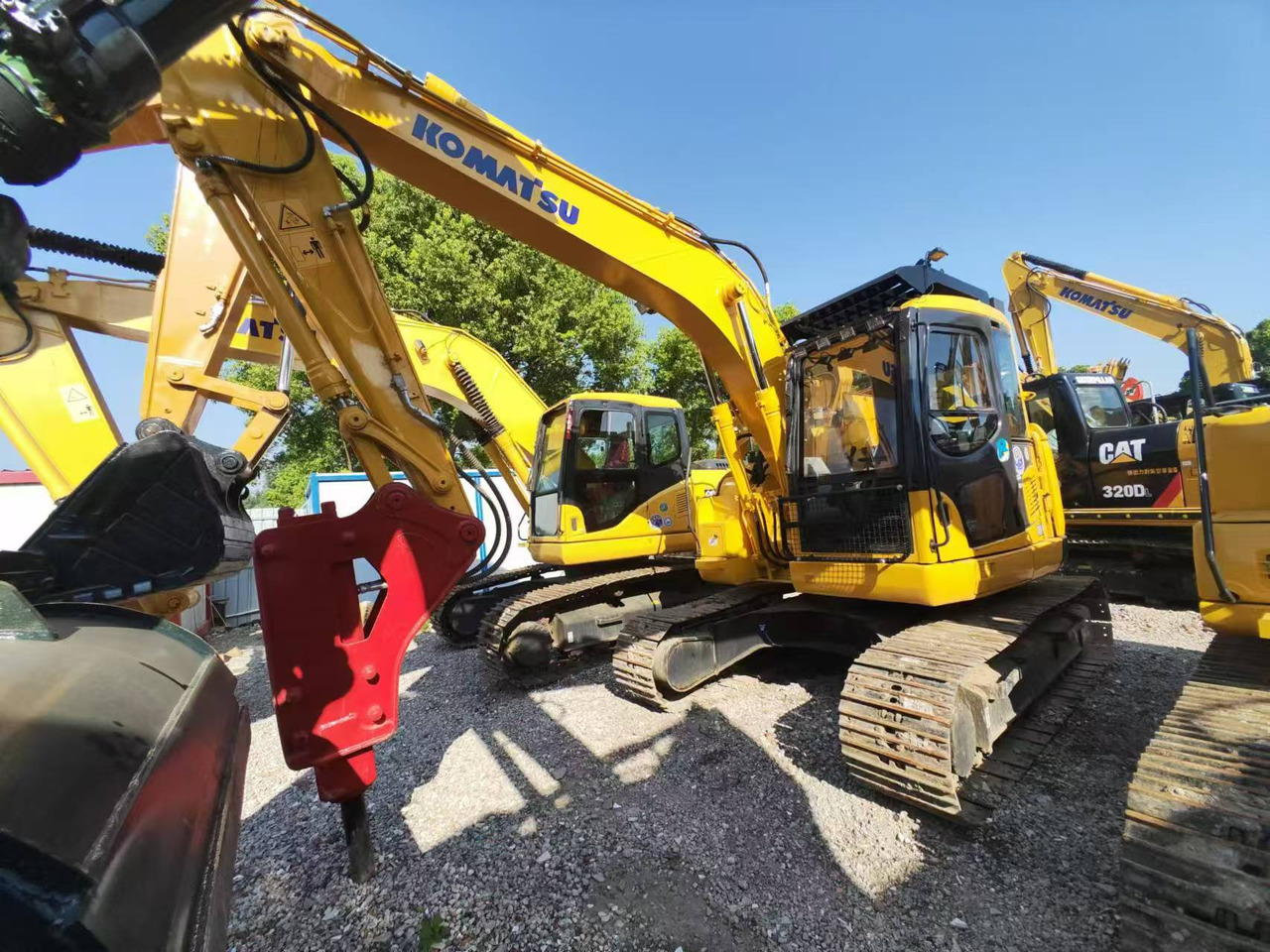 KOMATSU PC138US - Kettenbagger: das Bild 2 KOMATSU PC138US - Kettenbagger: das Bild 2