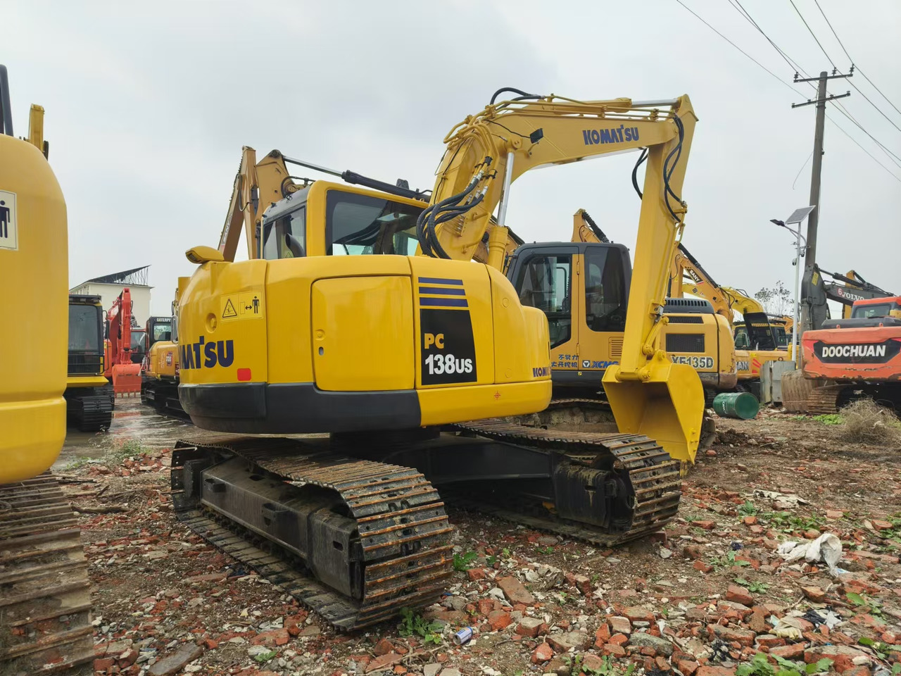 KOMATSU PC138US - Kettenbagger: das Bild 4 KOMATSU PC138US - Kettenbagger: das Bild 4