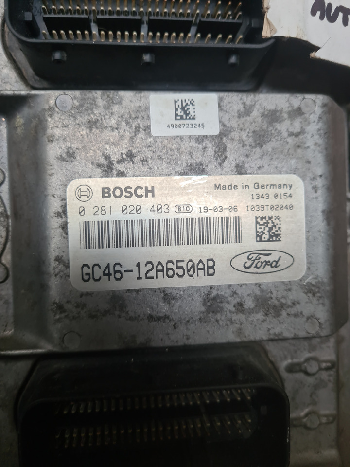 Ford KASETA KOMPUTER SILNIKA ECU F-MAX CARGO GC46 12A650 0281020403 Ford F-Max Cargo - Steuergerät für LKW: das Bild 2 Ford KASETA KOMPUTER SILNIKA ECU F-MAX CARGO GC46 12A650 0281020403 Ford F-Max Cargo - Steuergerät für LKW: das Bild 2