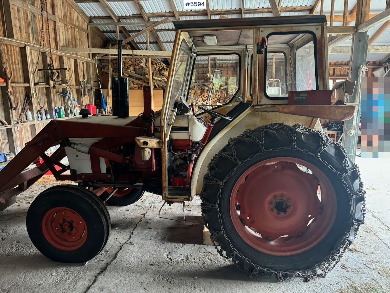 1974 David Brown 885 w/ loaders and chain. - Traktor: das Bild 4 1974 David Brown 885 w/ loaders and chain. - Traktor: das Bild 4
