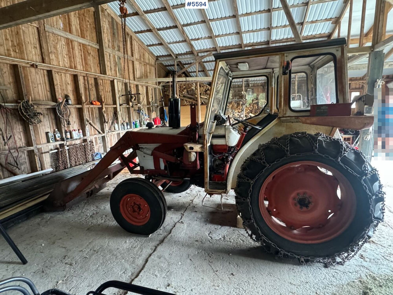1974 David Brown 885 w/ loaders and chain. - Traktor: das Bild 5 1974 David Brown 885 w/ loaders and chain. - Traktor: das Bild 5