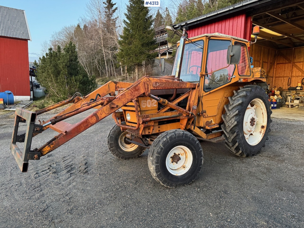 1980 Valmet 602 m/ frontlaster - Traktor: das Bild 1 1980 Valmet 602 m/ frontlaster - Traktor: das Bild 1