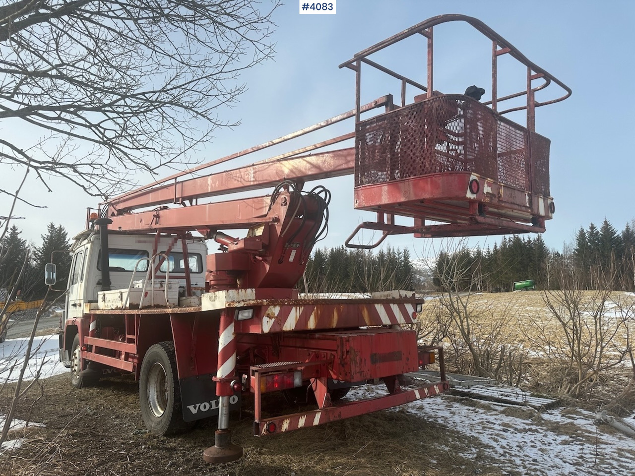 1986 Volvo FL 614 4x2 sky lift truck rep.object. - LKW mit Arbeitsbühne: das Bild 3 1986 Volvo FL 614 4x2 sky lift truck rep.object. - LKW mit Arbeitsbühne: das Bild 3