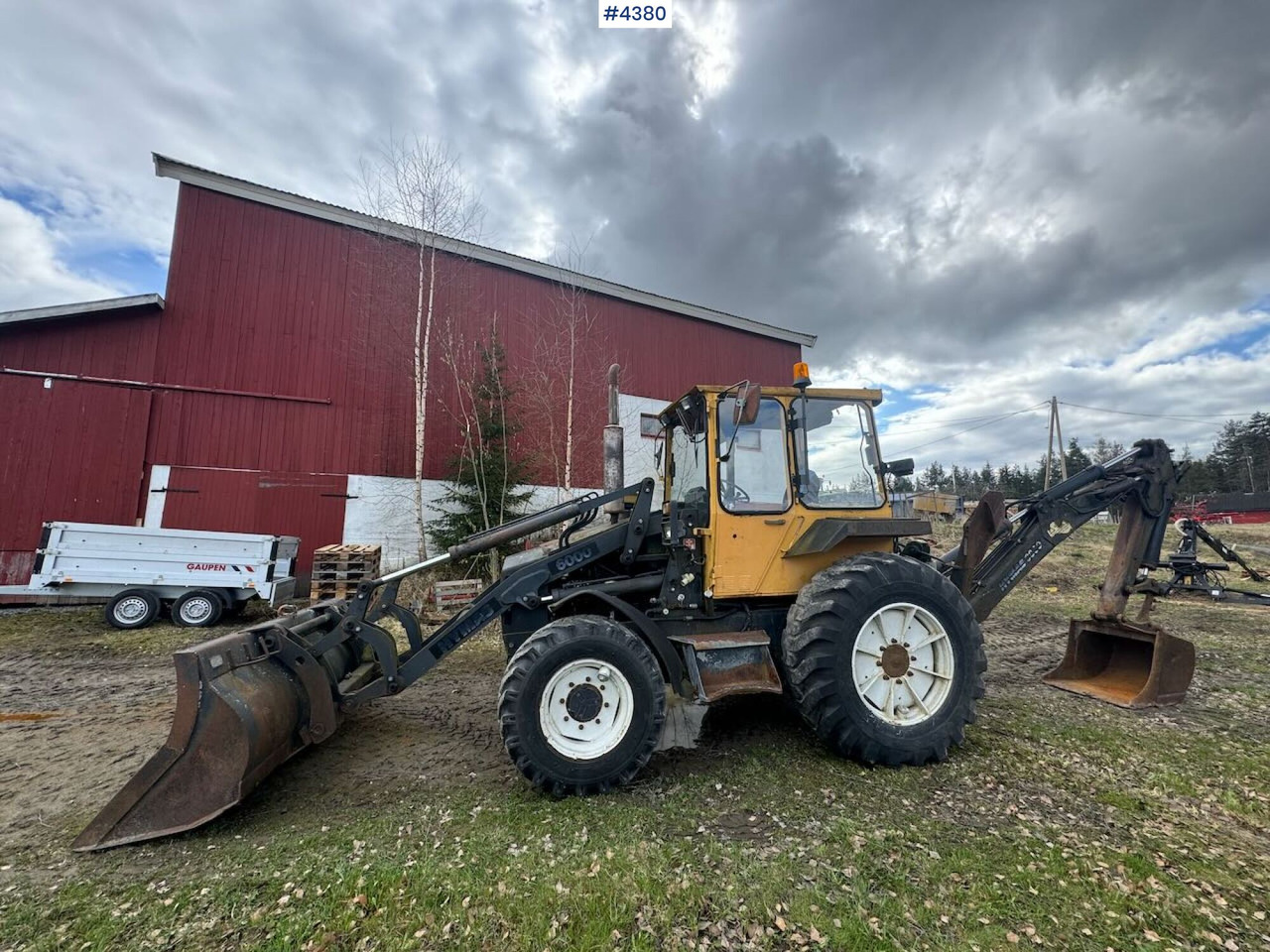 1988 Valmet/Hymas 6000 Backhoe Loader - Bagger: das Bild 1 1988 Valmet/Hymas 6000 Backhoe Loader - Bagger: das Bild 1