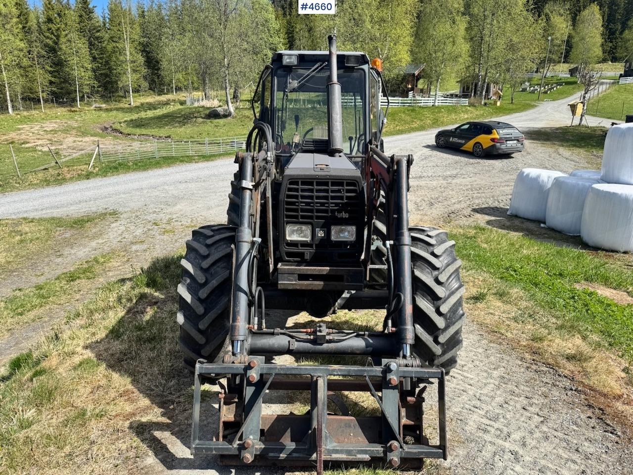 1989 Valmet 455 4x4 w/ Front loader - Traktor: das Bild 2 1989 Valmet 455 4x4 w/ Front loader - Traktor: das Bild 2