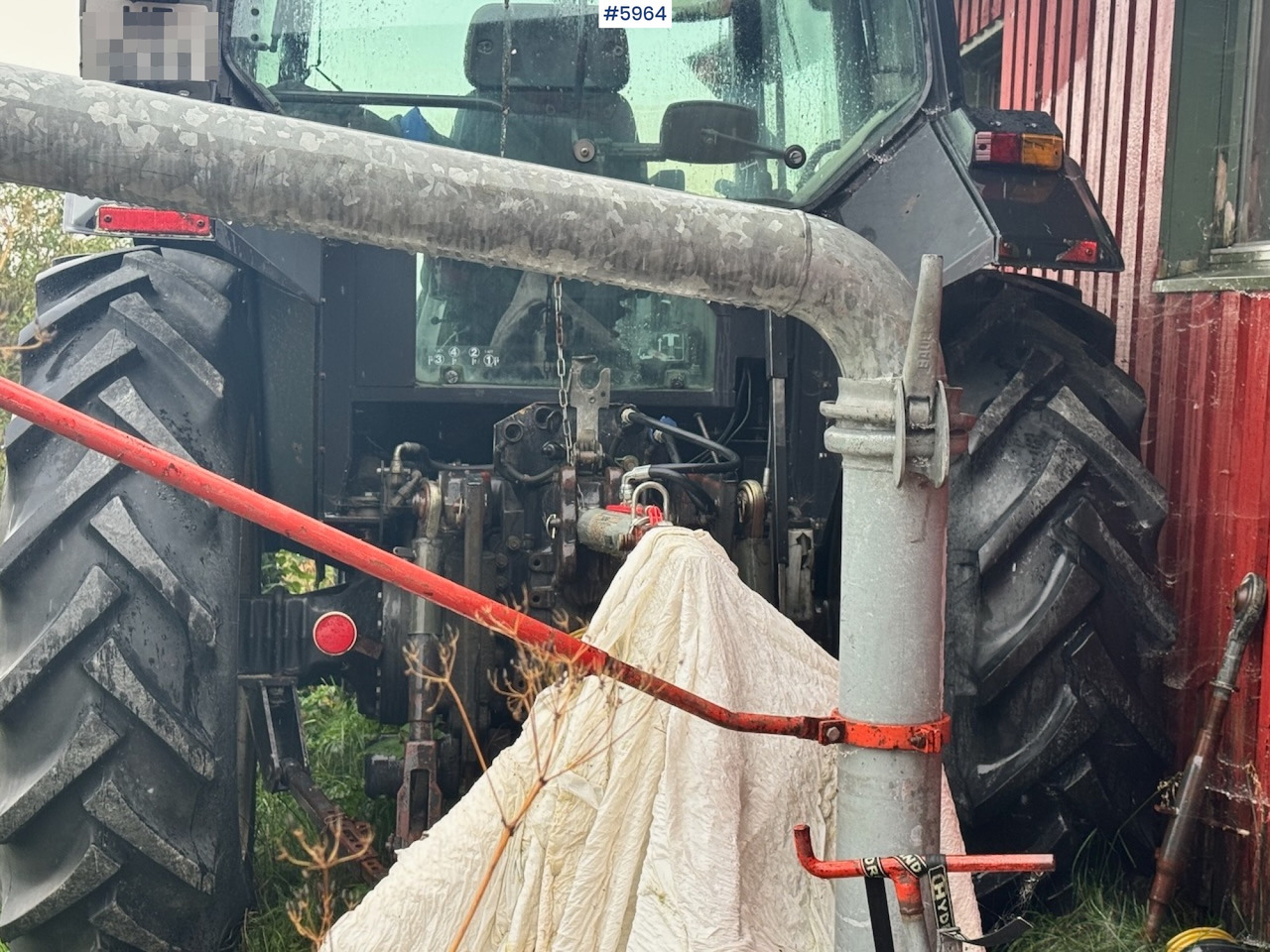 Traktor 1991 Valmet 6100 Turbo with front loader and bucket: das Bild 10