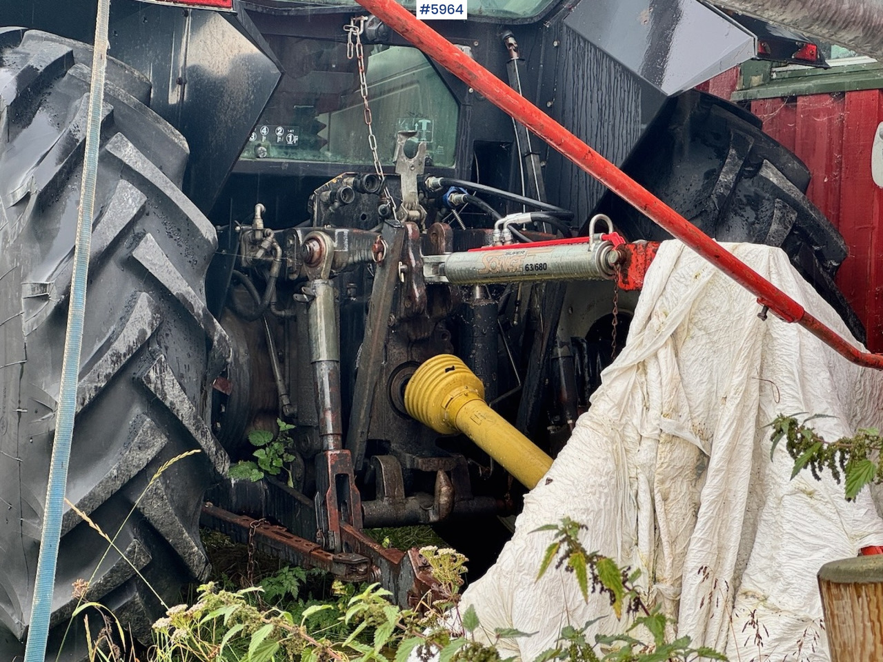 Traktor 1991 Valmet 6100 Turbo with front loader and bucket: das Bild 20