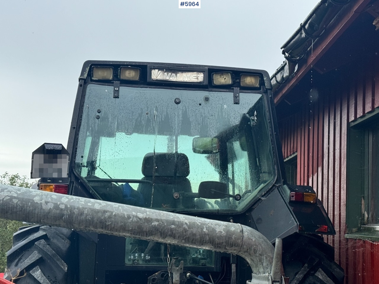 Traktor 1991 Valmet 6100 Turbo with front loader and bucket: das Bild 11