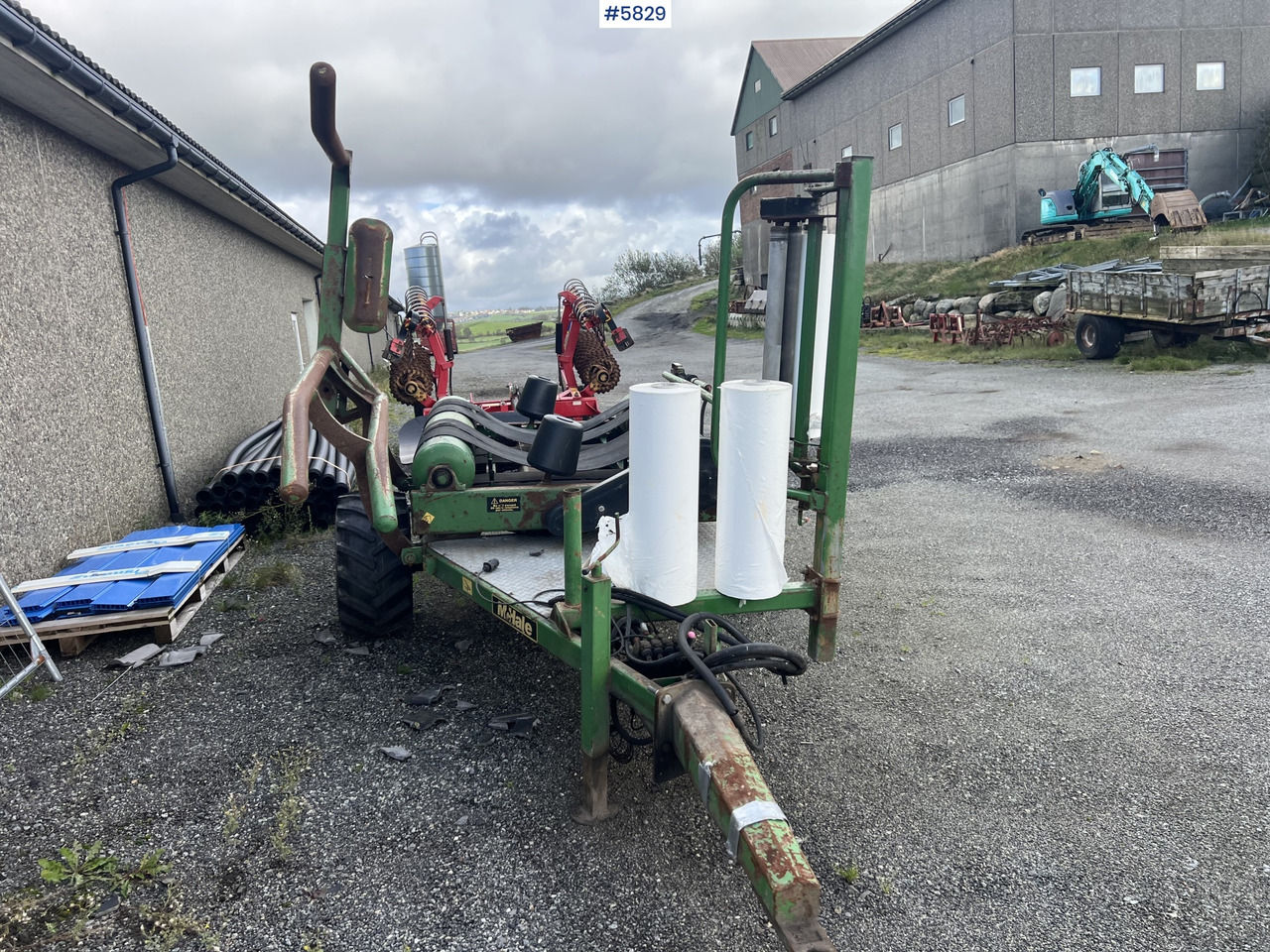 1996 Mchale 991B round bale wrapper - Grünlandtechnik: das Bild 2 1996 Mchale 991B round bale wrapper - Grünlandtechnik: das Bild 2