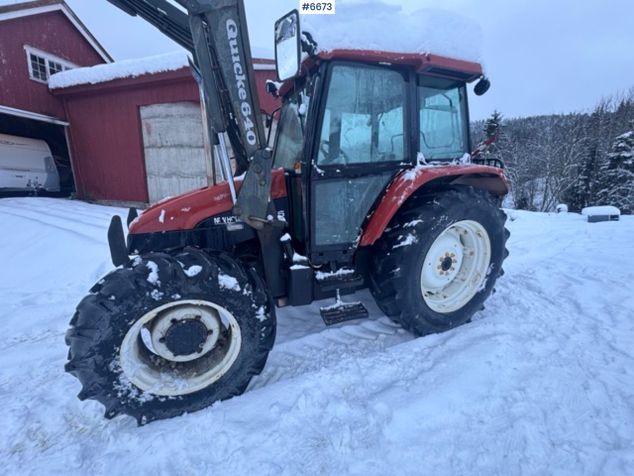 Traktor 1996 New Holland L75 with front loader and 3rd function: das Bild 8 Traktor 1996 New Holland L75 with front loader and 3rd function: das Bild 8