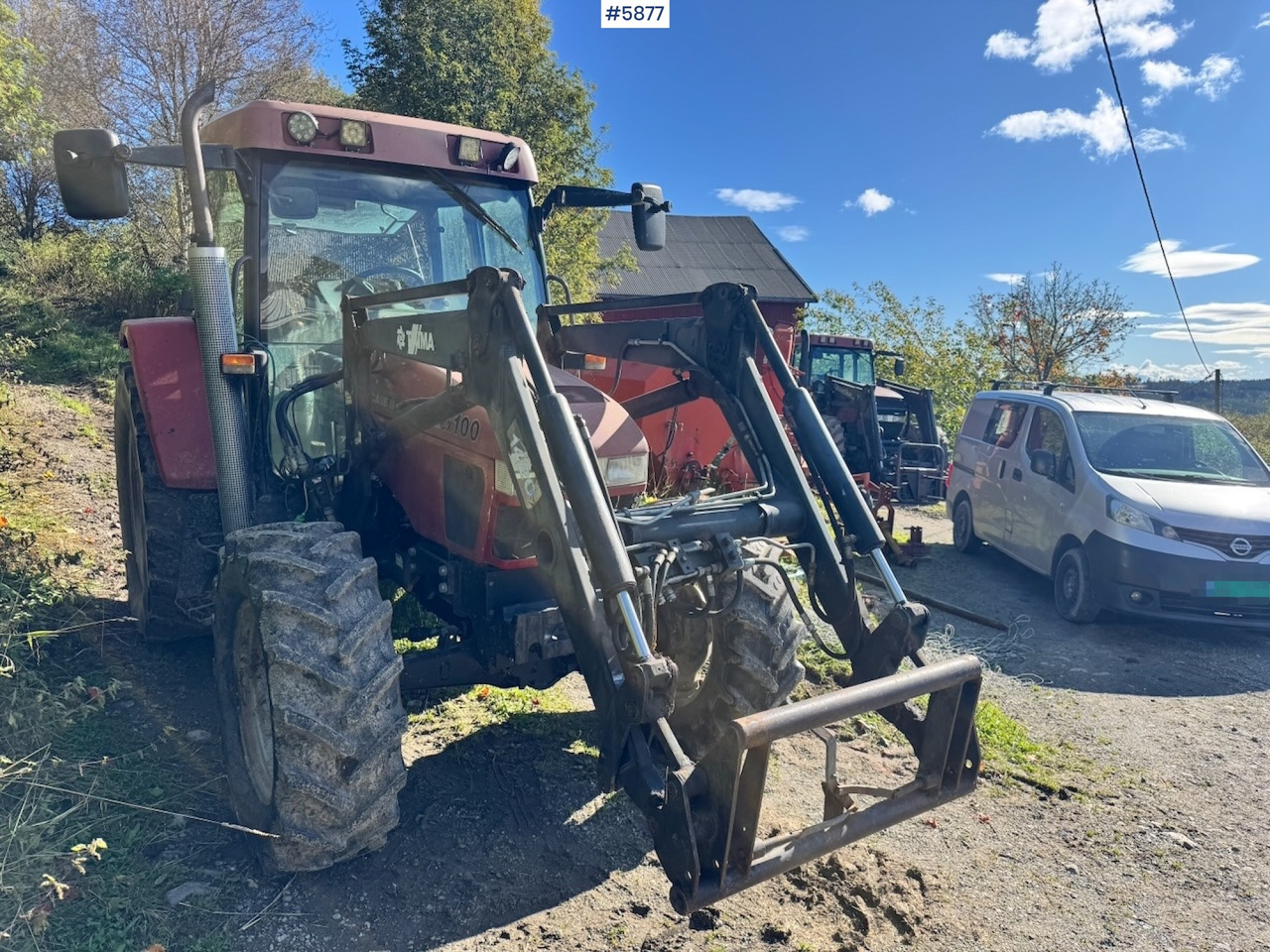 Traktor 1999 Case CX100 w/ Front Loader.: das Bild 8
