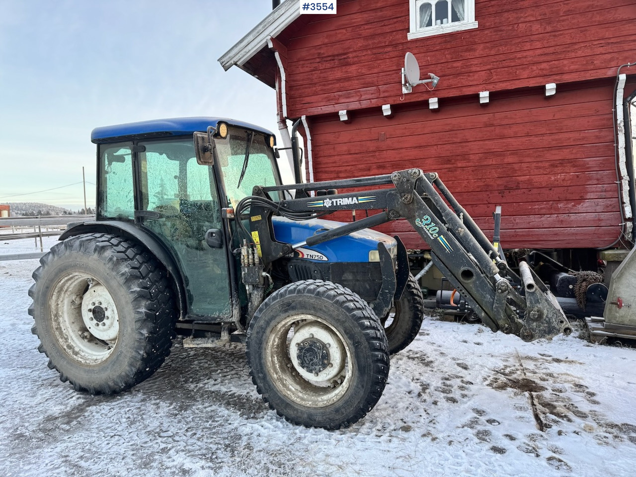 2003 New Holland TN75D 4x4 w/ Front Loader. 4000 hours! - Traktor: das Bild 1 2003 New Holland TN75D 4x4 w/ Front Loader. 4000 hours! - Traktor: das Bild 1