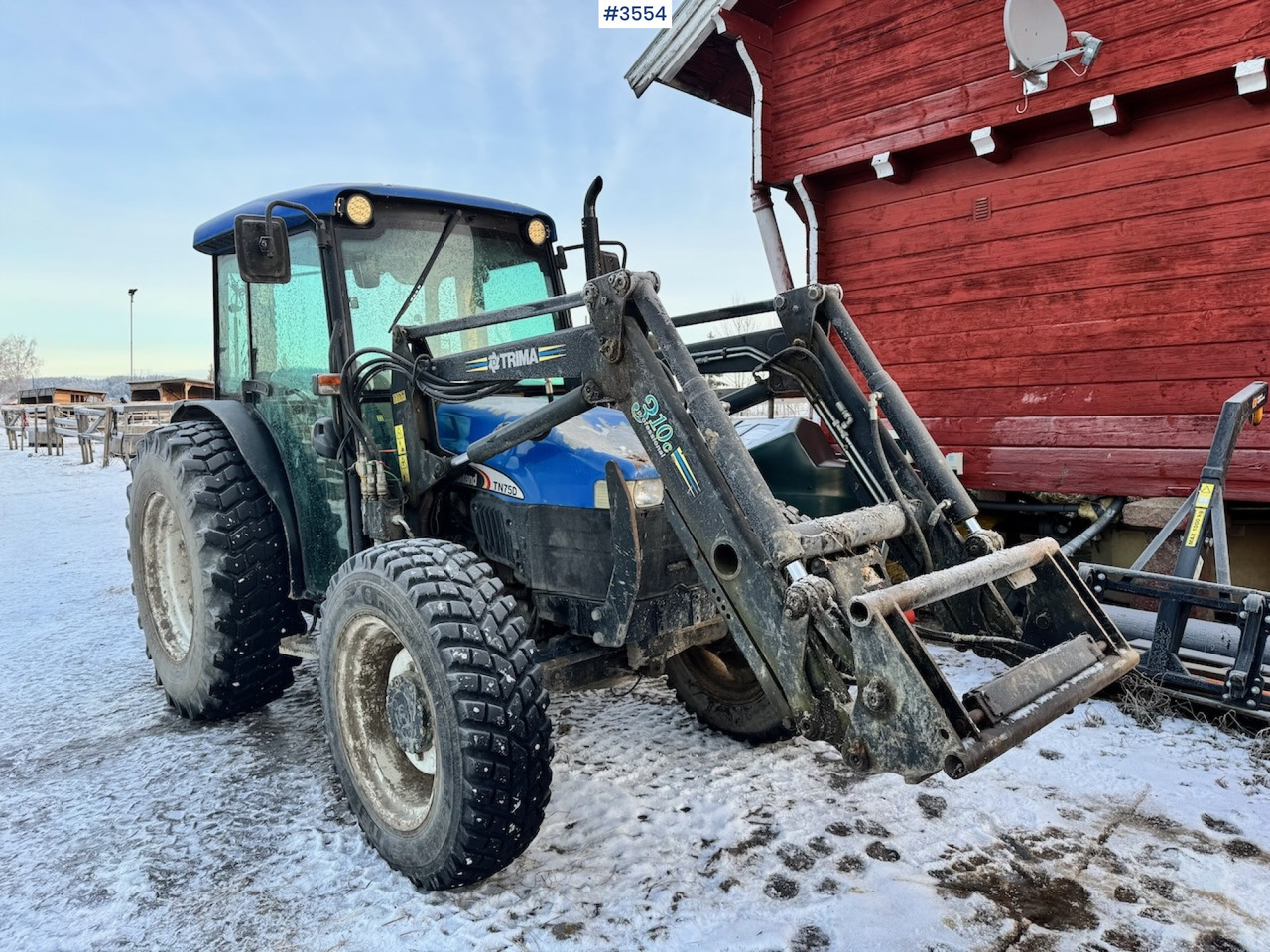 2003 New Holland TN75D 4x4 w/ Front Loader. 4000 hours! - Traktor: das Bild 2 2003 New Holland TN75D 4x4 w/ Front Loader. 4000 hours! - Traktor: das Bild 2