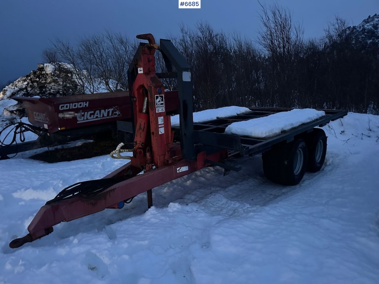 2006 BIGAB hook-lift trailer with container - Landwirtschaftlicher Kipper: das Bild 1 2006 BIGAB hook-lift trailer with container - Landwirtschaftlicher Kipper: das Bild 1